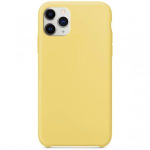 Чохол для iPhone 11 Pro Жовтий Silicone Case without Logo