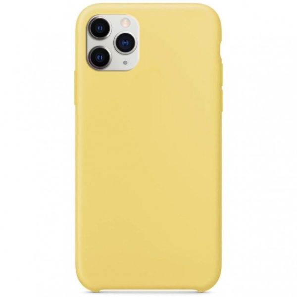 Чохол для iPhone 11 Pro Жовтий Silicone Case without Logo