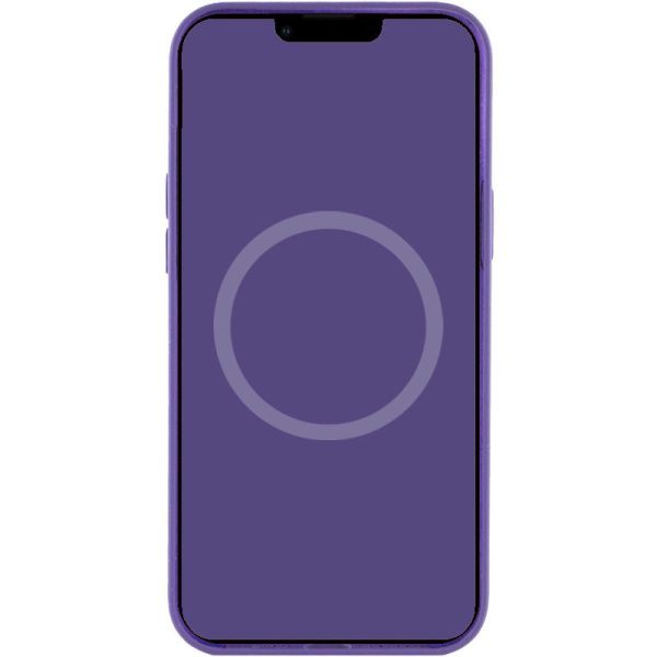 Чохол для iPhone 12 Pro Max Фіолетовий Silicone case full with Magsafe and Animation - Зображення 4