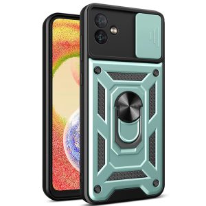 Ударостійкий чохол для Samsung Galaxy A04e Зелений Camshield Serge Ring