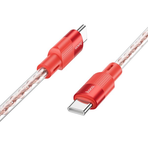 Дата кабель Hoco X99 Crystal Junction Type-C to Type-C 60W (1m) - Зображення 2