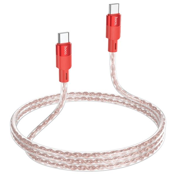 Дата кабель Hoco X99 Crystal Junction Type-C to Type-C 60W (1m) - Зображення 3