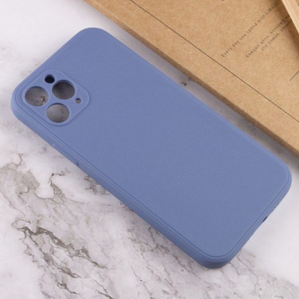 Силіконовий чохол для Apple iPhone 11 Pro Блакитний Candy Full Camera - Зображення 4