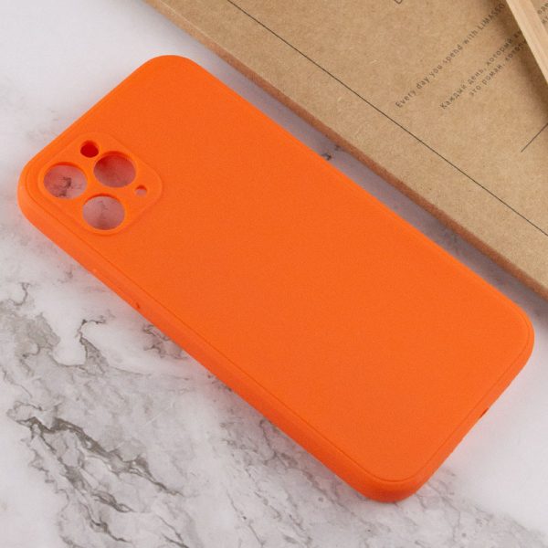 Силіконовий чохол для Apple iPhone 11 Pro Помаранчевий Candy Full Camera - Зображення 4