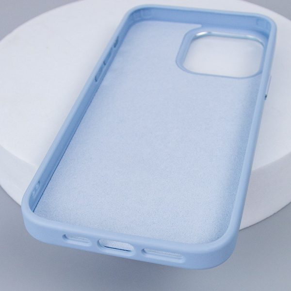 Шкіряний чохол для Apple iPhone 12 Pro Max Блакитний Bonbon Leather Metal Style with MagSafe - Зображення 5