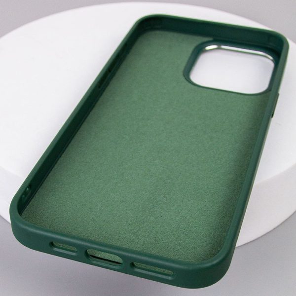 Шкіряний чохол для Apple iPhone 12 Pro Max Зелений Bonbon Leather Metal Style with MagSafe - Зображення 4