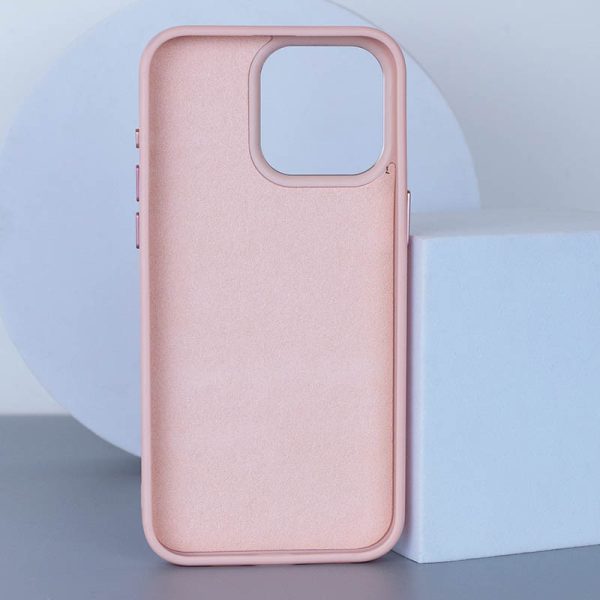 Шкіряний чохол для Apple iPhone 12 Pro Max Рожевий Bonbon Leather Metal Style with MagSafe - Зображення 2