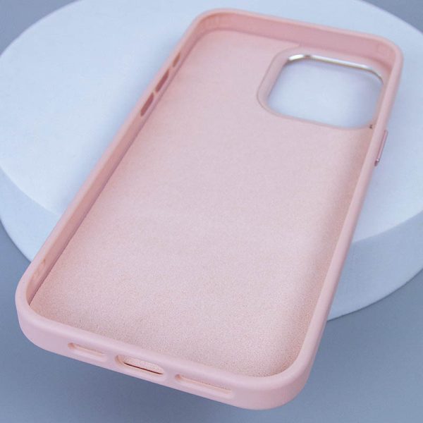 Шкіряний чохол для Apple iPhone 12 Pro Max Рожевий Bonbon Leather Metal Style with MagSafe - Зображення 5