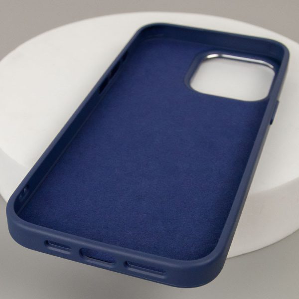 Шкіряний чохол для Apple iPhone 12 Pro Max Синій Bonbon Leather Metal Style with MagSafe - Зображення 5