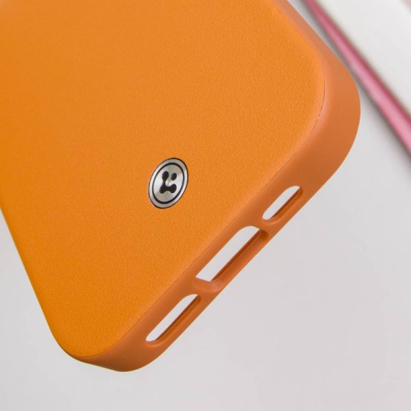 Чохол для iPhone 16 Plus Коричневий PC+Leather SGP with MagSafe - Зображення 7