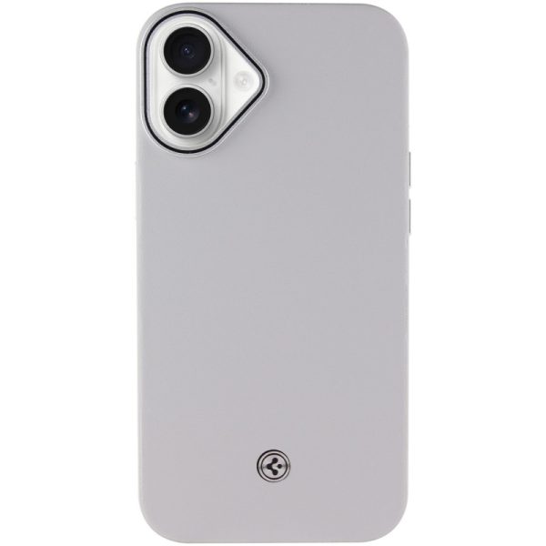 Чохол для iPhone 16 Plus Сірий PC+Leather SGP with MagSafe - Зображення 2