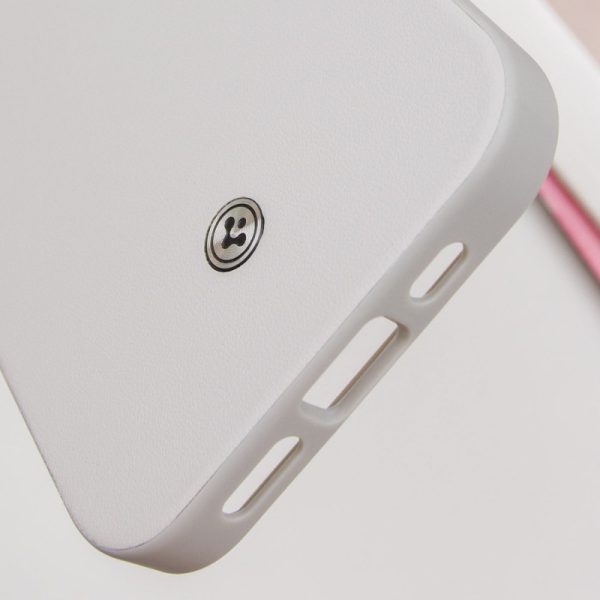 Чохол для iPhone 16 Plus Сірий PC+Leather SGP with MagSafe - Зображення 7