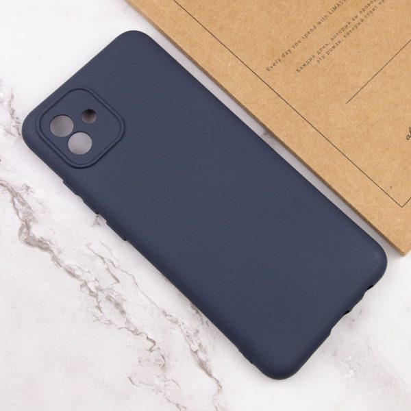 Чохол для Samsung Galaxy A04 Синій Silicone Cover Lakshmi Full Camera - Зображення 3