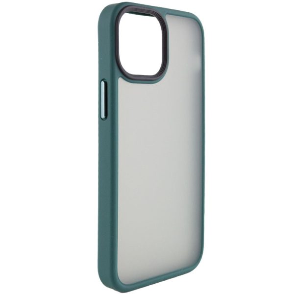 Чохол для iPhone 13 Зелений Metal Buttons - Зображення 2