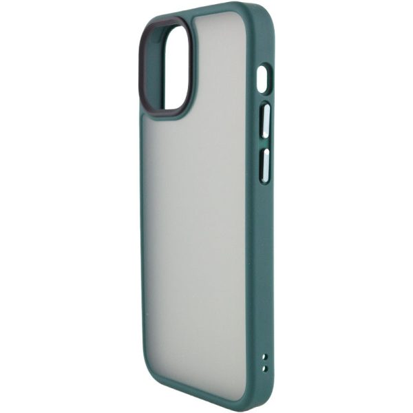 Чохол для iPhone 13 Зелений Metal Buttons - Зображення 3