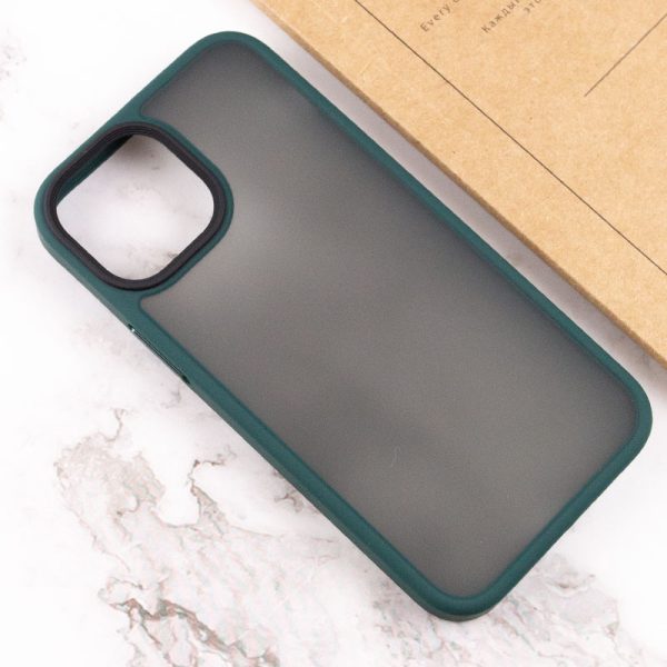 Чохол для iPhone 13 Зелений Metal Buttons - Зображення 4
