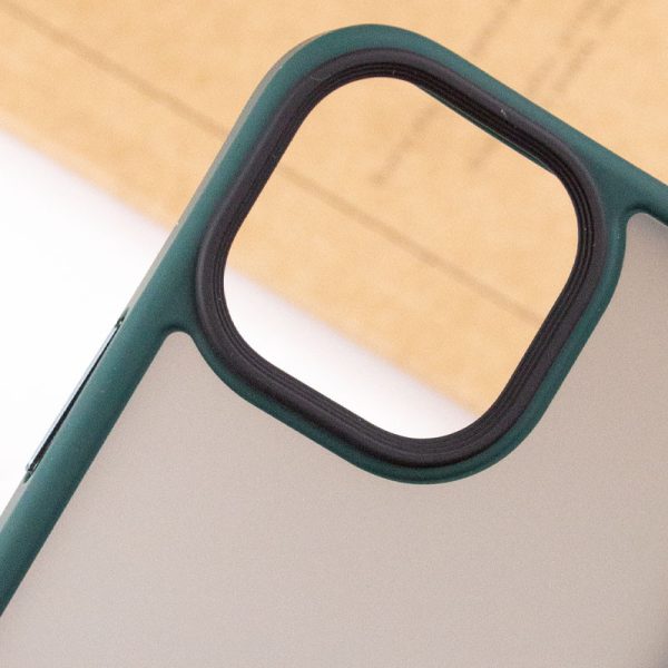 Чохол для iPhone 13 Зелений Metal Buttons - Зображення 5