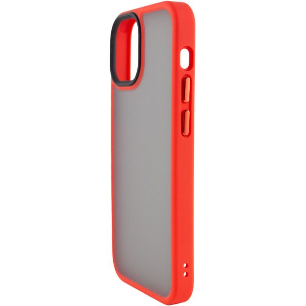 Чохол для iPhone 13 Червоний Metal Buttons - Зображення 2