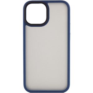 Чохол для iPhone 13 mini Синій Metal Buttons