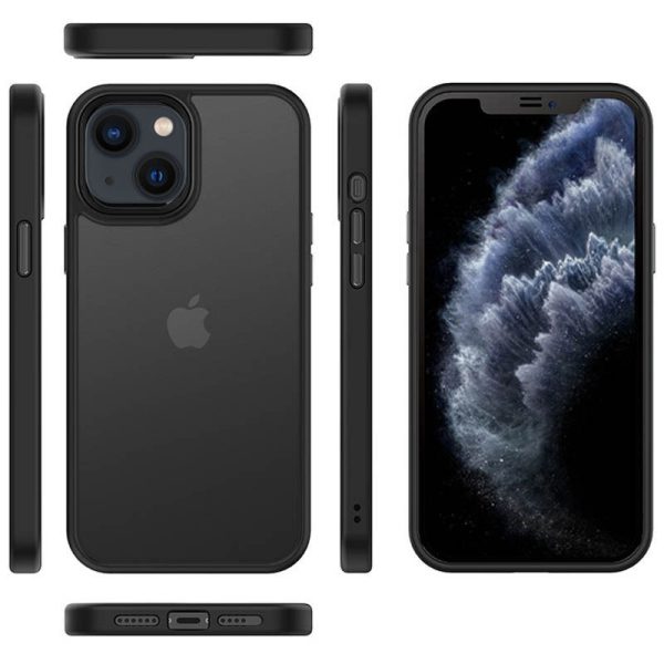 Чохол для iPhone 13 mini Чорний Metal Buttons - Зображення 4