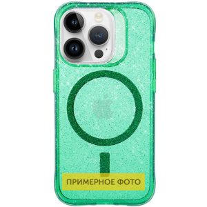 Чохол для iPhone 16 Зелений TPU Radiance with MagSafe