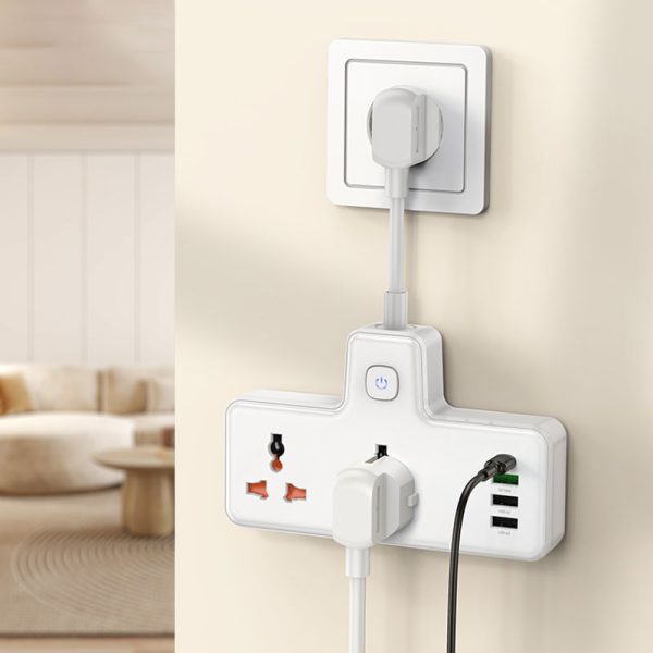 Зарядний пристрій Hoco AC12A Reise (PD30W/1C3A) +Socket - Зображення 5