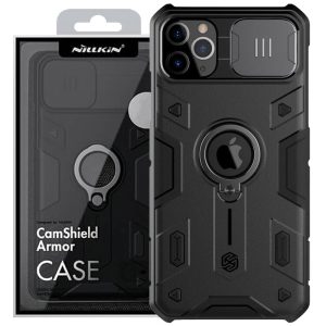 Чохол для iPhone 11 Pro Max Чорний Nillkin CamShield Armor (шторка на камеру)