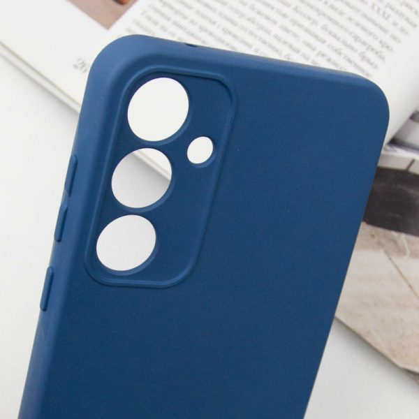 Чохол для Samsung Galaxy A24 4G Синій Silicone Cover Lakshmi Full Camera (A) - Зображення 5
