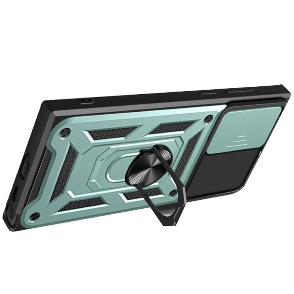 Ударостійкий чохол для Samsung Galaxy S25 Ultra Зелений Camshield Serge Ring - Зображення 2