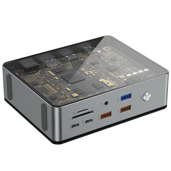 Перехідник HUB WIWU Matrix docking station 16in1 W1601 - Зображення 4