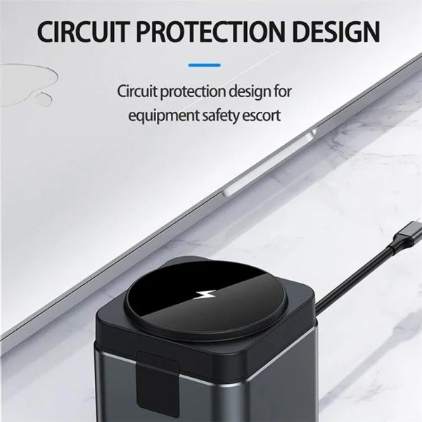 Бездротова зарядка + HUB WIWU Wi-W025 Cube 9in1 USB-C - Зображення 6