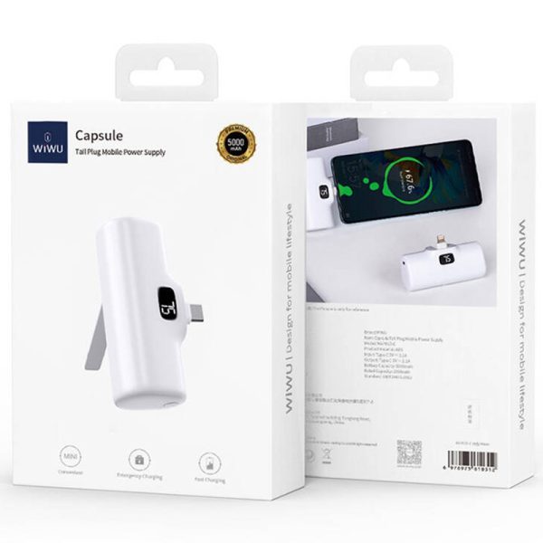 Павербанк Power Bank WIWU Wi-P017-C Type-C 5000 mAh - Зображення 2