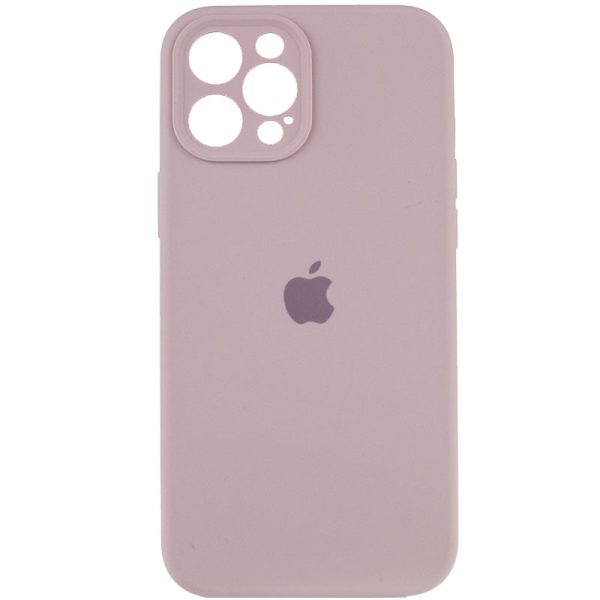 Чохол для iPhone 12 Pro Max Сірий Silicone Case Full Camera Protective