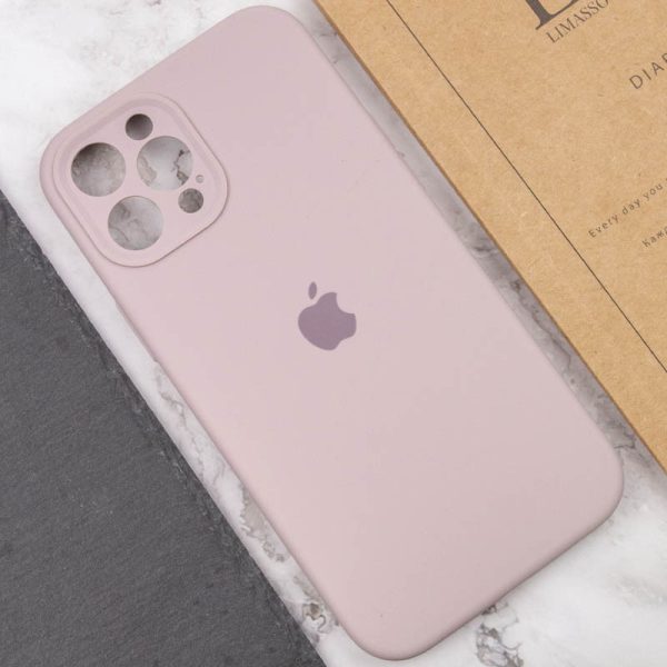 Чохол для iPhone 12 Pro Max Сірий Silicone Case Full Camera Protective - Зображення 5