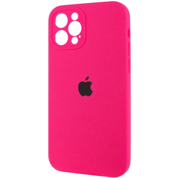 Чохол для iPhone 12 Pro Max Рожевий Silicone Case Full Camera Protective - Зображення 3