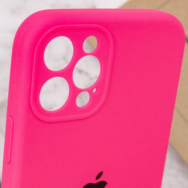Чохол для iPhone 12 Pro Max Рожевий Silicone Case Full Camera Protective - Зображення 5