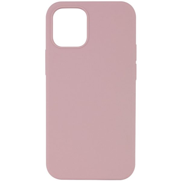 Чохол для iPhone 12 Pro / 12 Рожевий Silicone Case Full Protective NO LOGO