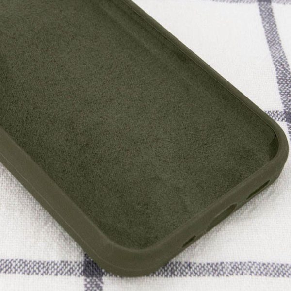 Чохол для iPhone 12 Pro Max Зелений Silicone Case Full Protective NO LOGO - Зображення 2