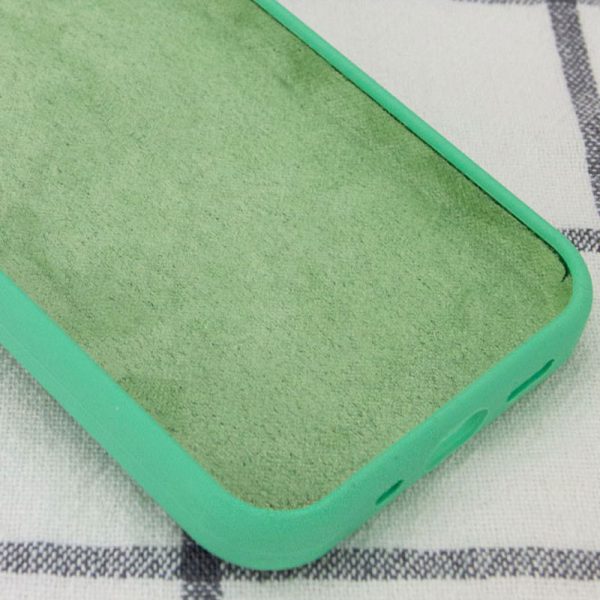 Чохол для iPhone 12 Pro Max Зелений Silicone Case Full Protective NO LOGO - Зображення 3