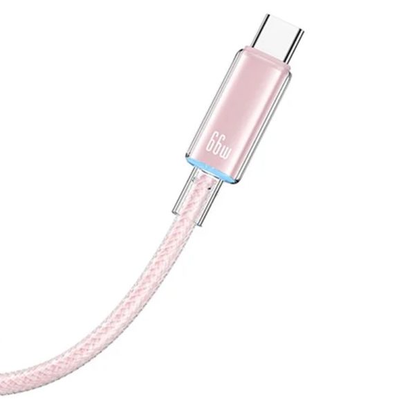 Дата кабель USAMS US-SJ658 USB to Type-C 6A Cloud Series (1.2m) - Зображення 2