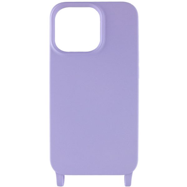 Чохол для iPhone 13 Pro Фіолетовий TPU two straps California - Зображення 2