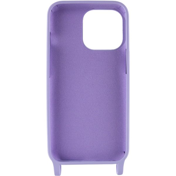 Чохол для iPhone 13 Pro Фіолетовий TPU two straps California - Зображення 3