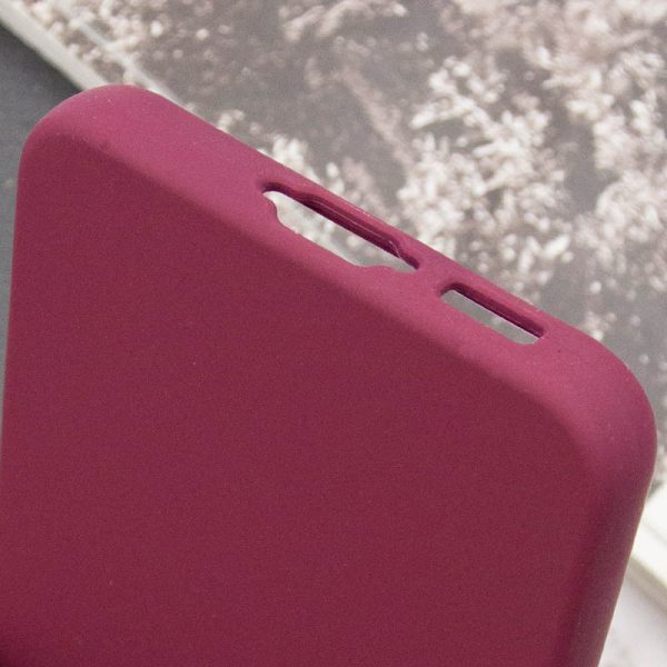 Чохол для Samsung Galaxy S25 Бордовий Silicone Cover Lakshmi Full Camera - Зображення 7