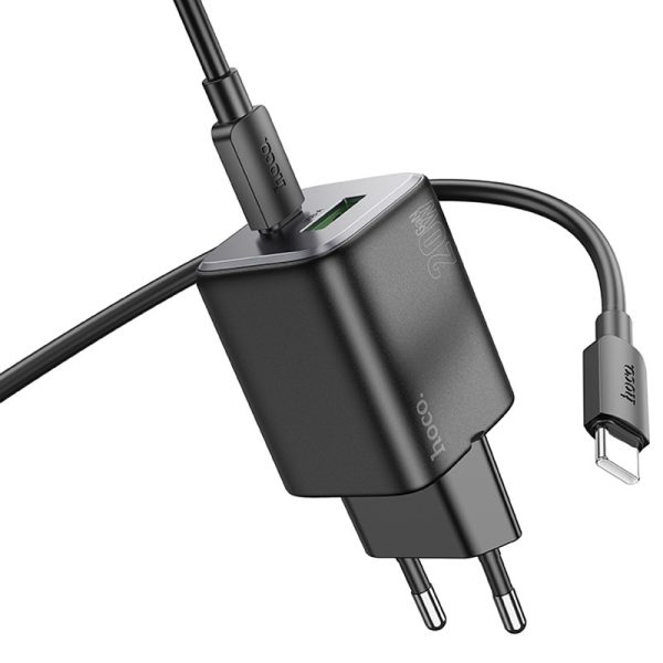 Зарядний пристрій Hoco N41 Almighty PD20W+QC3.0 + Type-C to Type-C - Зображення 4