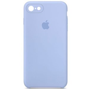 Чохол для iPhone 7 / 8 / SE (2020) Блакитний Silicone Case Square Full Camera Protective