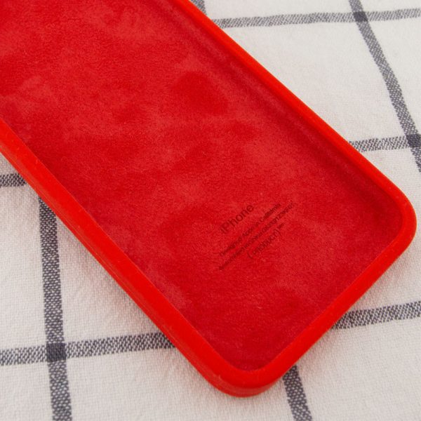 Чохол для iPhone 7 / 8 / SE (2020) Червоний Silicone Case Square Full Camera Protective - Зображення 3