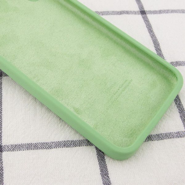 Чохол для iPhone 7 / 8 / SE (2020) М'ятний Silicone Case Square Full Camera Protective - Зображення 3