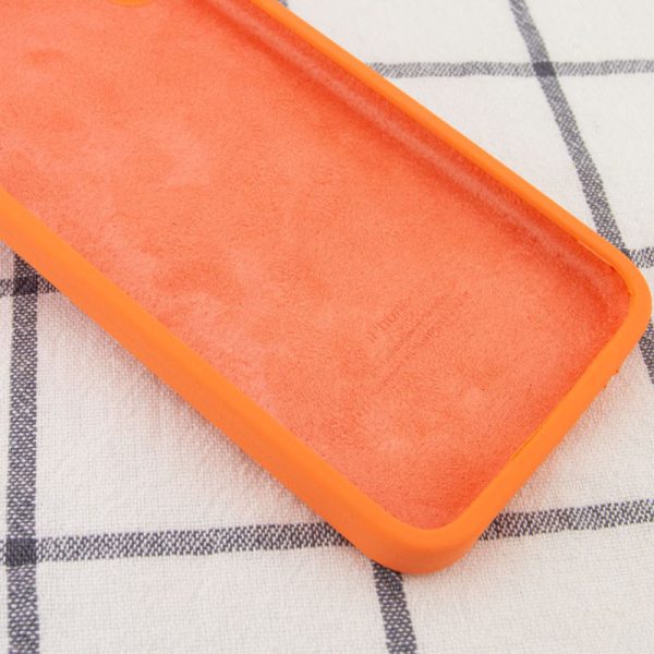 Чохол для iPhone 7 / 8 / SE (2020) Помаранчевий Silicone Case Square Full Camera Protective - Зображення 3