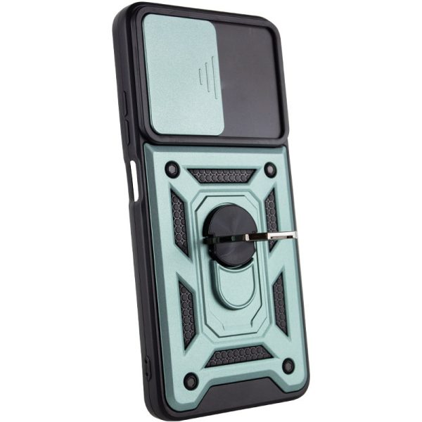 Ударостійкий чохол для Samsung Galaxy M14 5G Зелений Camshield Serge Ring - Зображення 3