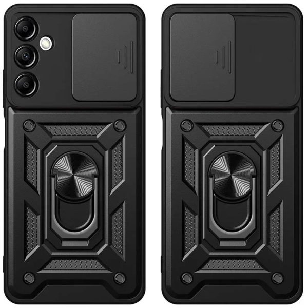 Ударостійкий чохол для Samsung Galaxy M14 5G Чорний Camshield Serge Ring - Зображення 6